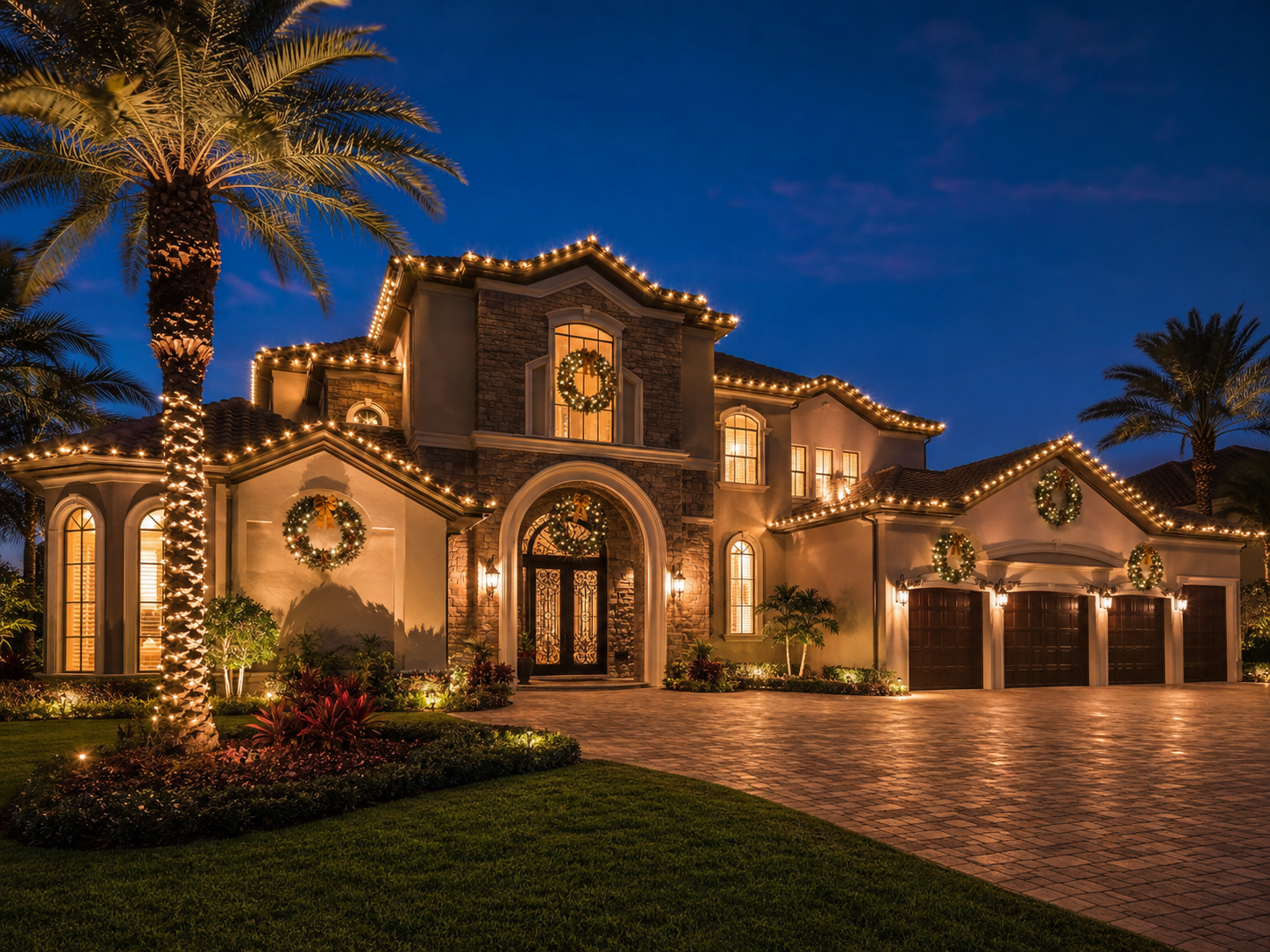 Warm white roofline
