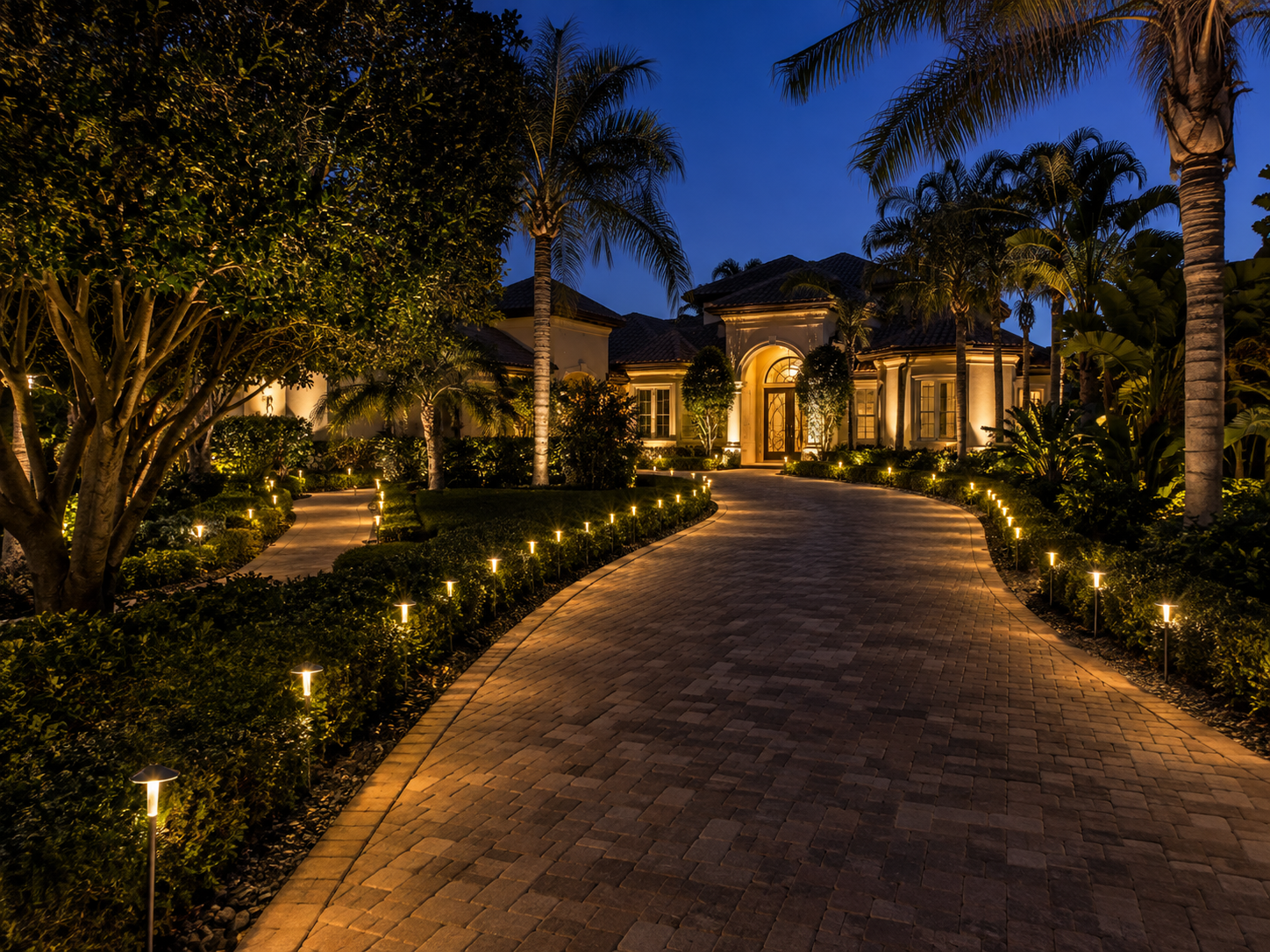 Driveway Lighting service example