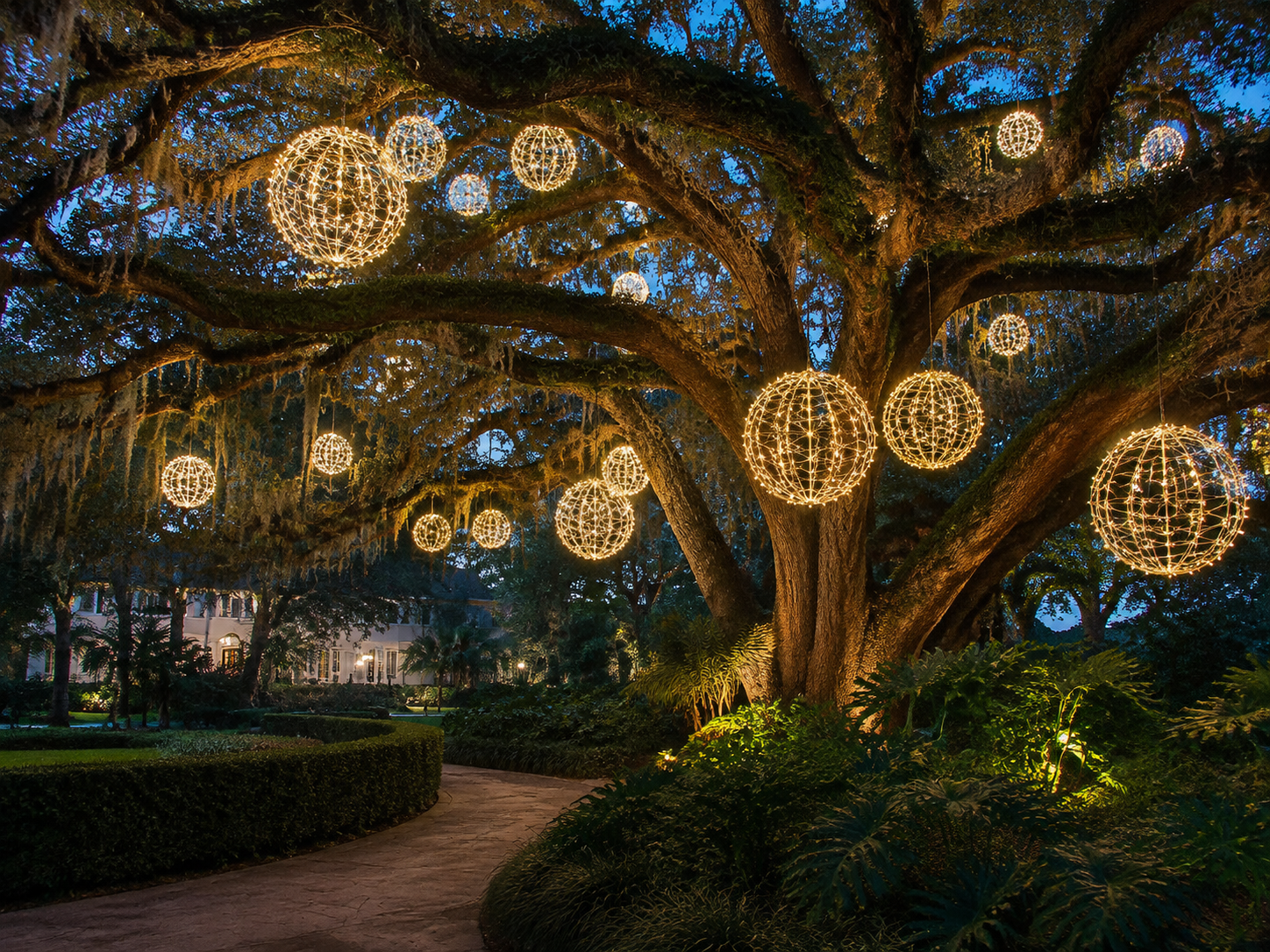Christmas Orbs service example