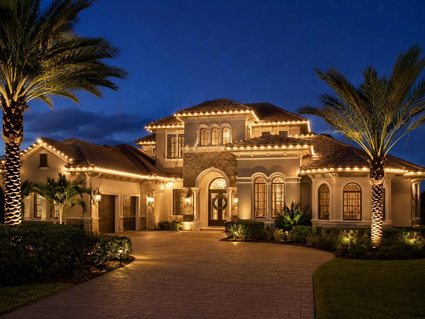 Roofline Lighting service example